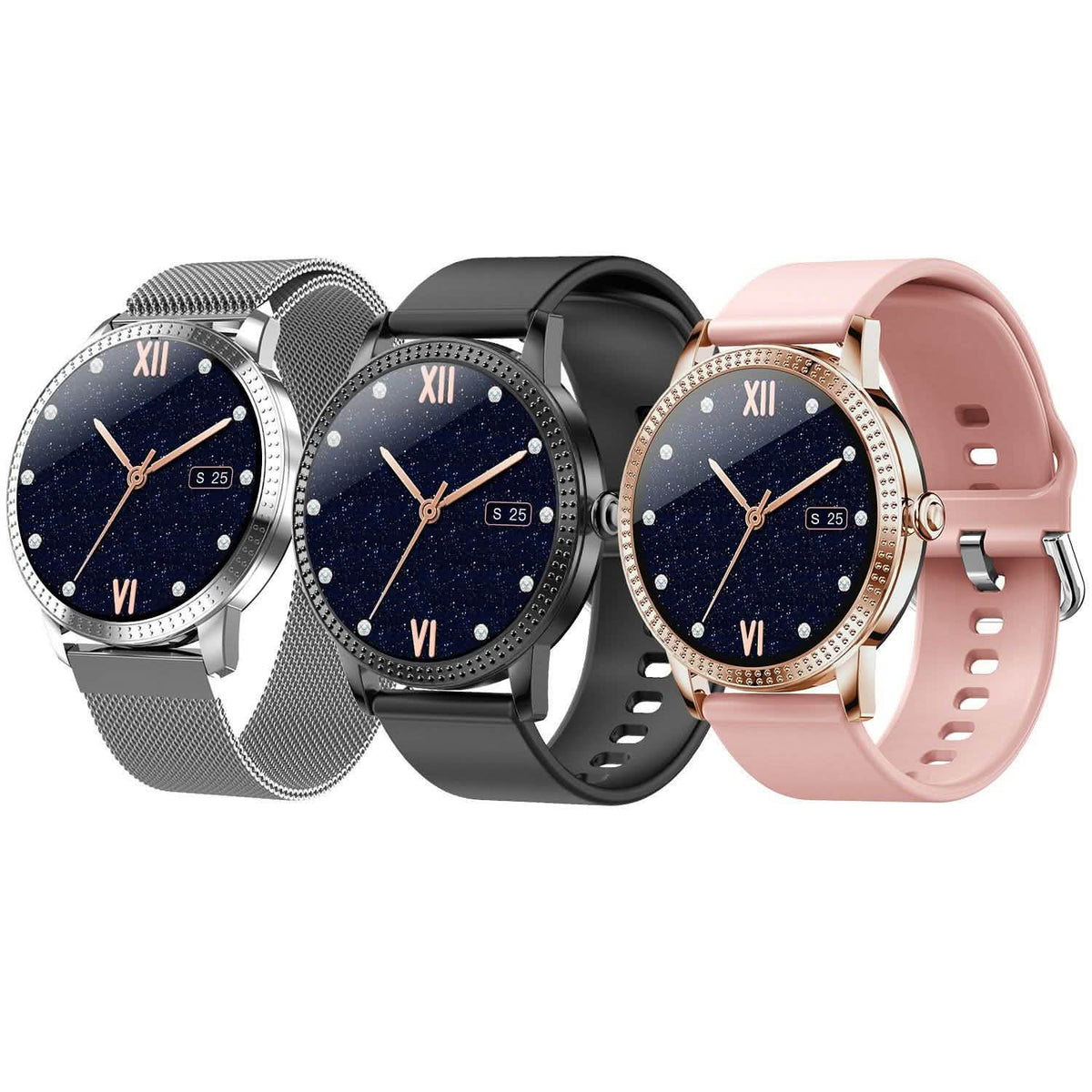 Reloj inteligente con monitor de actividad física y pantalla táctil de 1.08"
