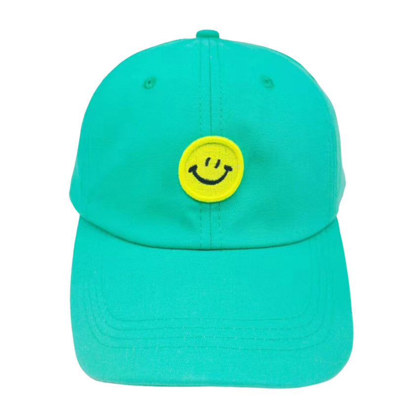 Smile Accented Solid Baseball Cap
