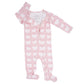 So Much Love Zipper Footie