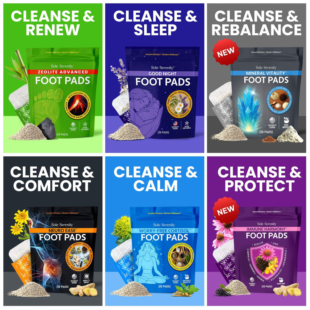Advanced Zeolite Detox Foot Pads