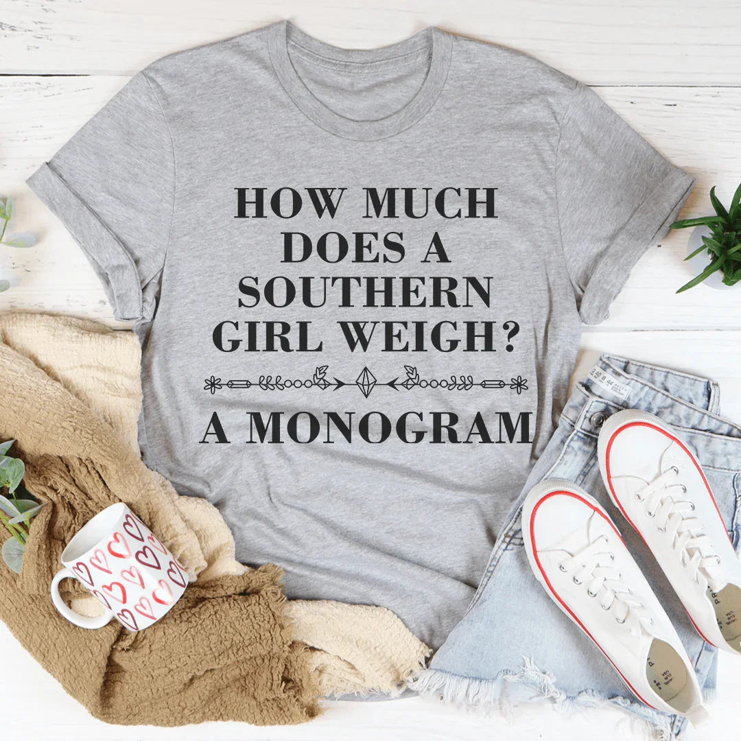 Southern Girl Monogram Tee