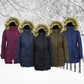 Chaqueta tipo parka Spire By Galaxy de peso pesado con capucha para mujer