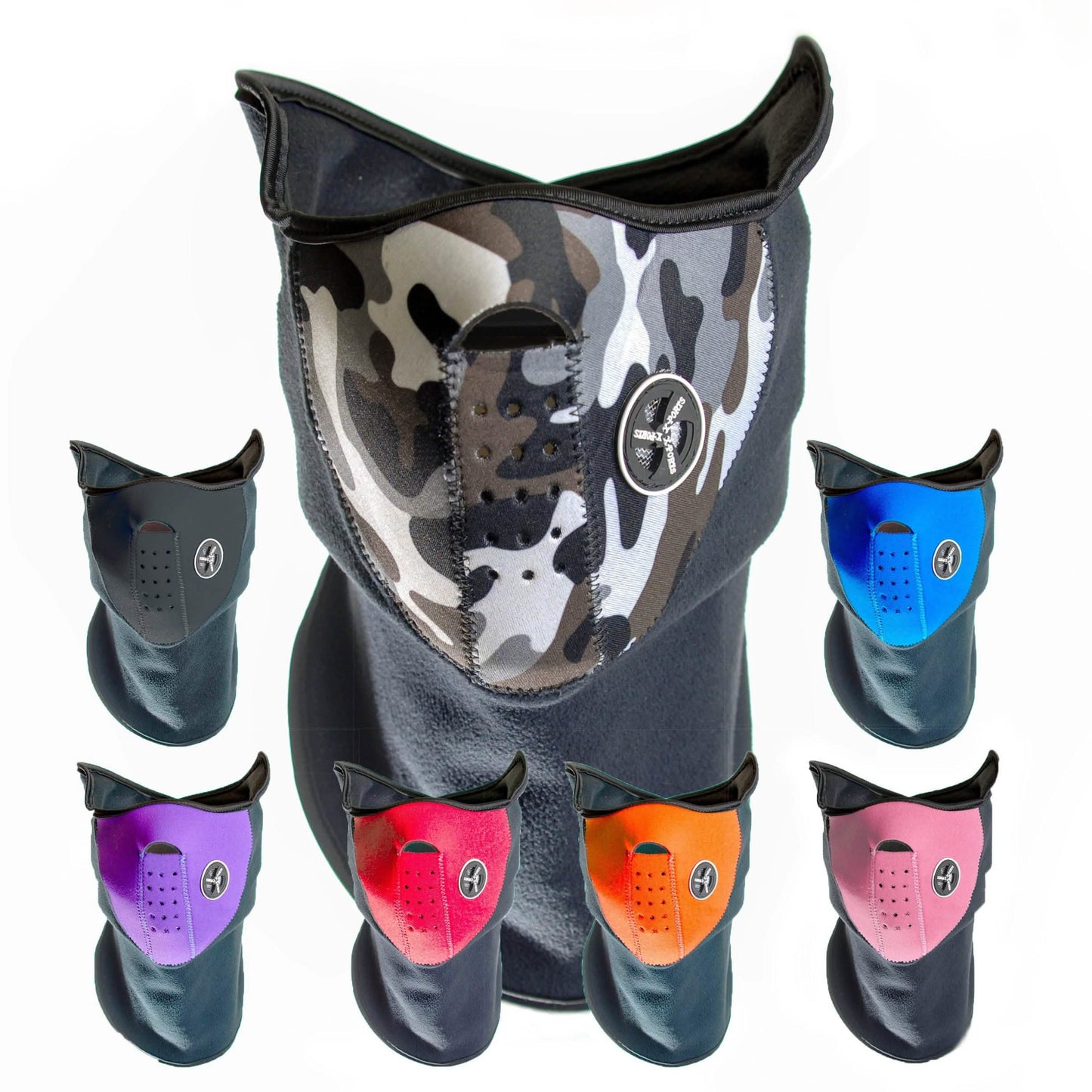 Pasamontañas facial y de cuello Sport Force