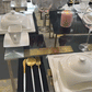 Square Porcelain Dinnerware Set