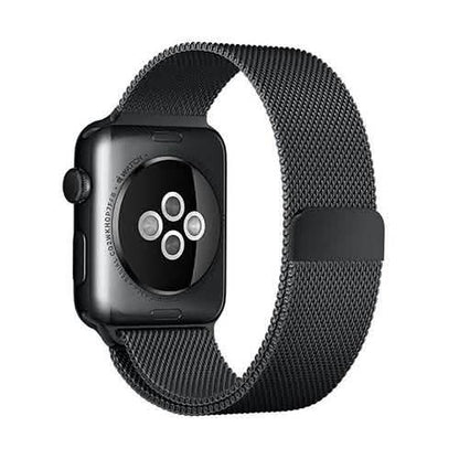 Correa de repuesto de malla milanesa de acero inoxidable para Apple Watch