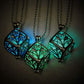 Steampunk Pretty Magic Round Fairy Locket Glow In The Dark Pendant Necklace