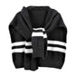 Striped Knit Hoodie Top