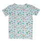 Pijama de verano con diseño de cañas de pescar