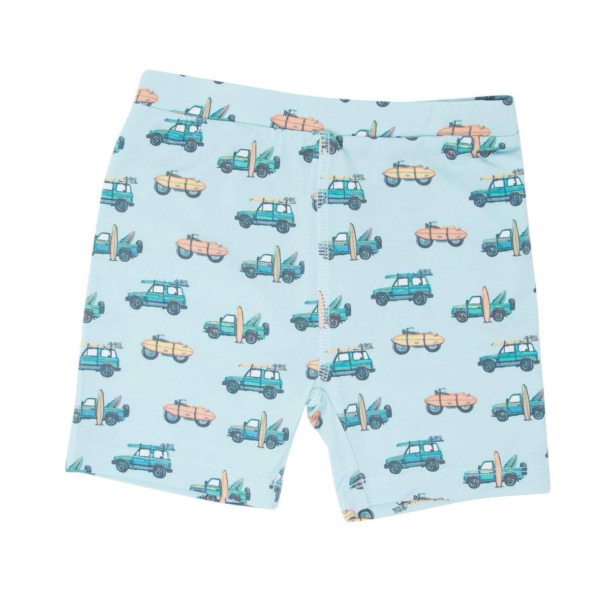 Conjunto de pijama de verano con diseño de playa y surf