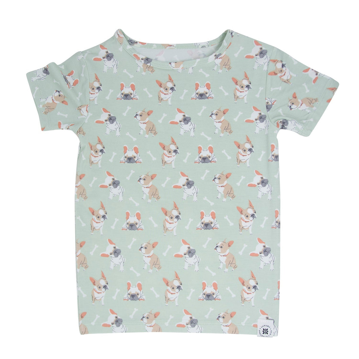 Conjunto de pijama de verano Mint Frenchie Puppy