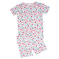 Conjunto de pijama de verano "Jardín de flores de mariquita"