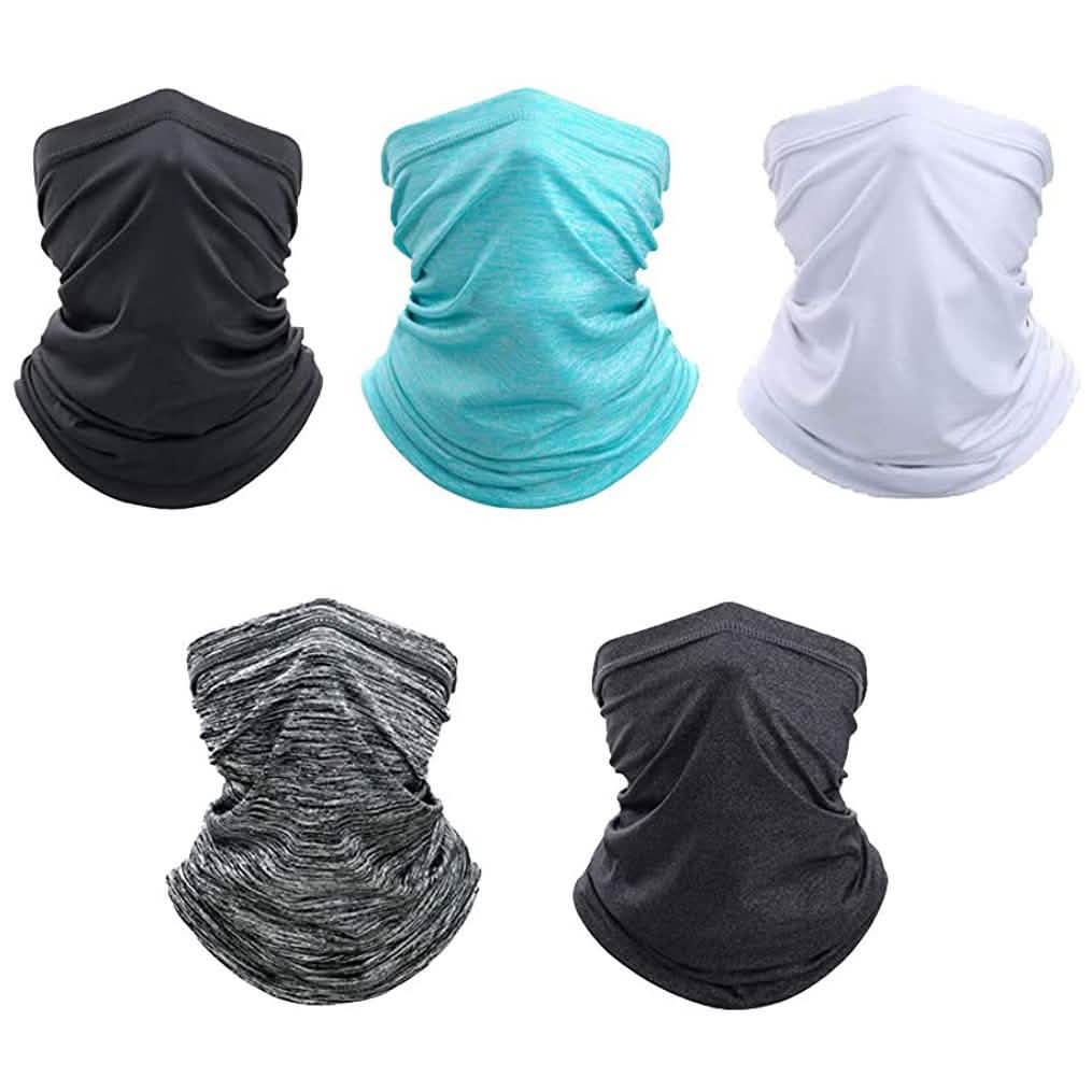 Mascarilla tipo braga de cuello ligera con protección solar