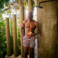 Sunset Spritz, Surf and Storm Hybrid Short, Compression Lined Swim and Resort Trunk