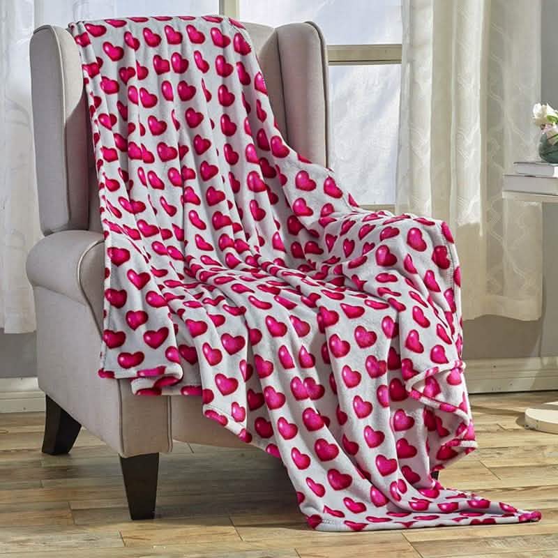 Manta Súper Suave de Microfelpa para San Valentín - Estilos Variados