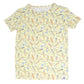 Surfboard Waves Big Kid Pajama S/S