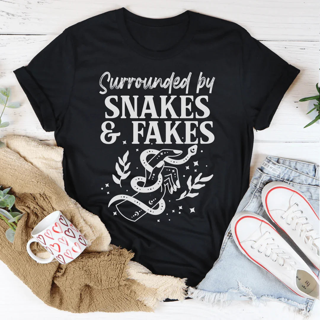 Surrounded By Snakes & Fakes Tee