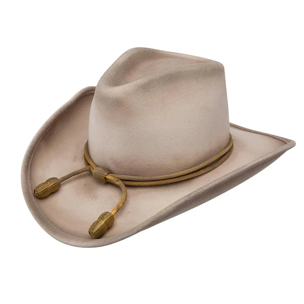 Stetson John Wayne 82 Fort Crushable - Sombrero de vaquero de fieltro de lana suave aplastable para hombre