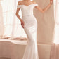 Ladivine Amoris T402 Dress Off the Shoulder Fitted Gown