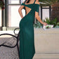 Vestido elástico ajustado Astee T503 con cuello halter y hombros descubiertos