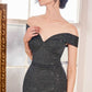 Vestido de fiesta ajustado con escote corazón sin hombros Ladivine Amoris T602