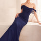 Ladivine Amoris T705 Off Shoulder Fitted Bridesmaid Gown