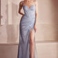 Vestido Ladivine Amoris T707 de dama de honor sin tirantes corte A