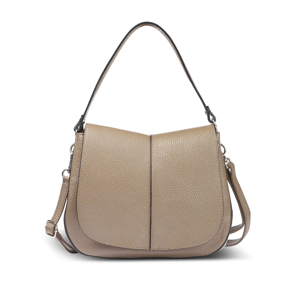 Italian Full-Grain Leather Shoulder Bag | Terni