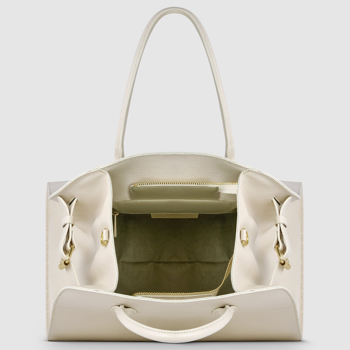 Italian Full-Grain Leather Top-Handle Bag | Asti