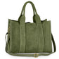 Italian Genuine Suede Tote Bag | Brianza
