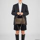 Italian Genuine Suede Shoulder Bag | Ferrara