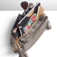 Italian Genuine Metallic Suede Crossbody Bag | Gubbio