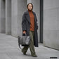Italian Genuine Basketweave-Embossed Metallic Suede Top-Handle Bag | Treviso