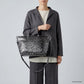 Italian Genuine Leopard-Print Metallic Suede Top-Handle Bag | Rimini