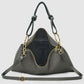 Italian Metallic Full-Grain Leather Shoulder Bag | Prato