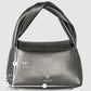Italian Metallic Full-Grain Leather Top-Handle Bag | Trieste