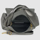 Italian Metallic Full-Grain Leather Top-Handle Bag | Trieste