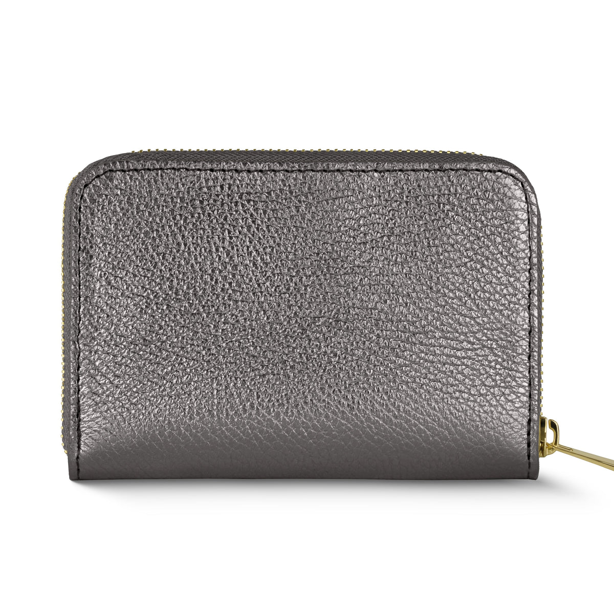 Italian Metallic Full-Grain Leather Wallet | Ancona