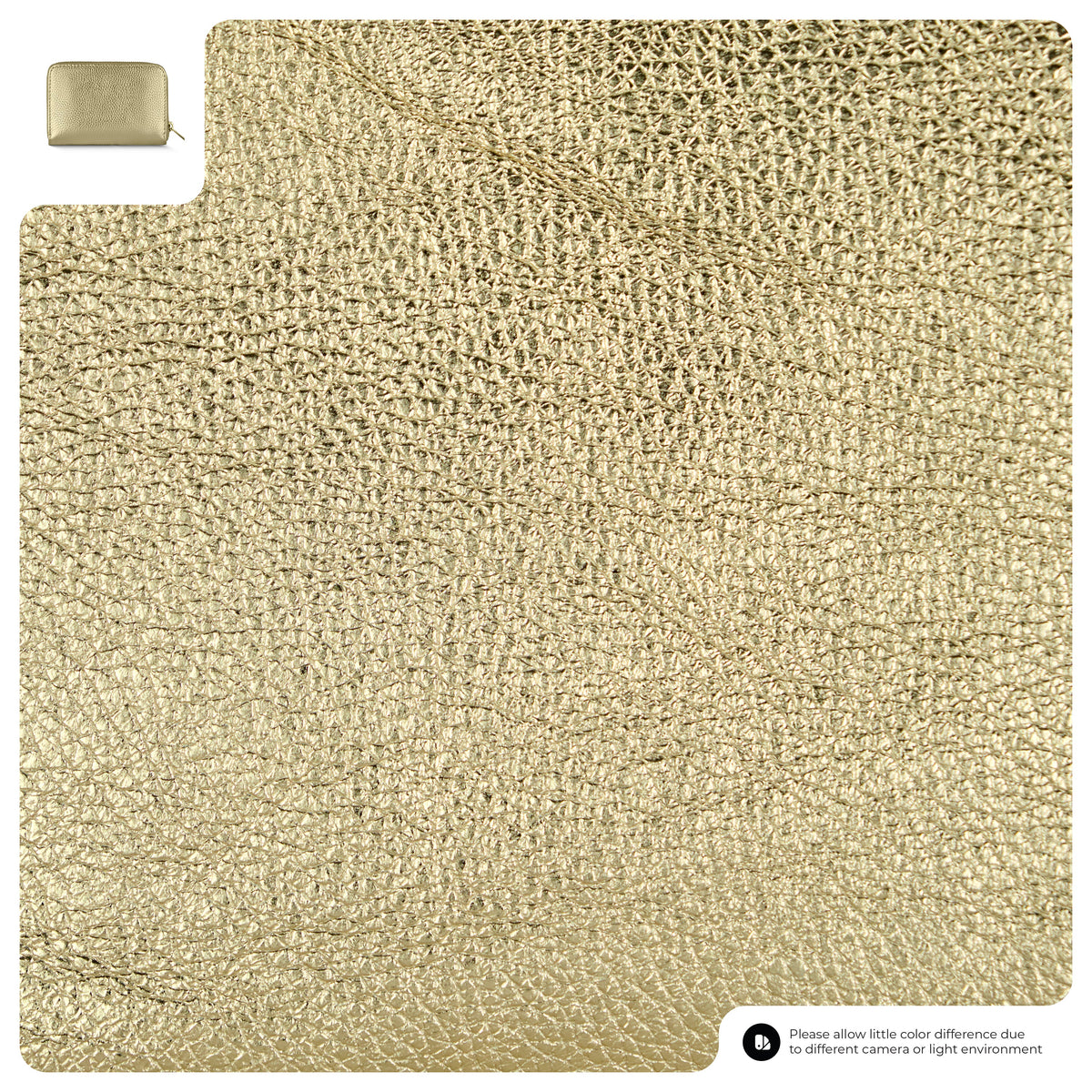 Italian Metallic Full-Grain Leather Wallet | Ancona