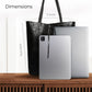 Italian Genuine Metallic Suede Tote Bag | Pisa