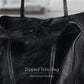 Italian Genuine Metallic Suede Tote Bag | Pisa