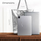 Italian Genuine Metallic Suede Tote Bag | Pisa
