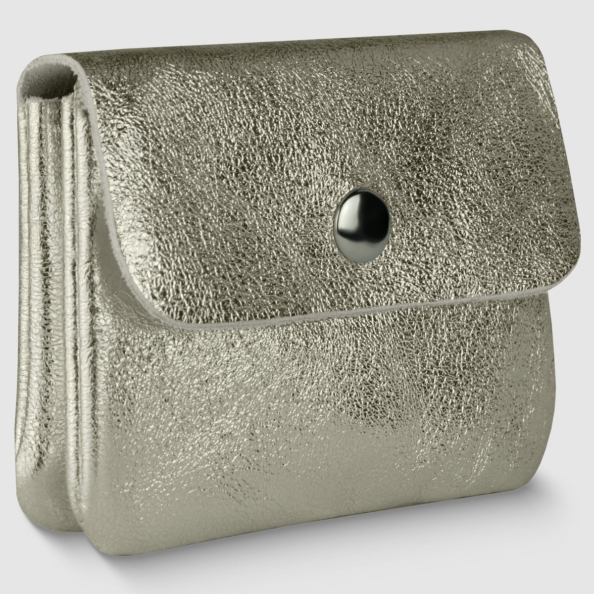Italian Genuine Metallic Suede Wallet | Assisi