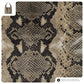 Italian Genuine Python-Print Suede Hobo Bag | Isernia