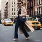Italian Genuine Suede & Full-Grain Leather Shoulder Bag | Arezzo