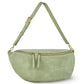 Italian Genuine Suede Crossbody Bag | Genova