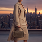 Italian Genuine Suede & Full-Grain Leather Crossbody Bag | Cremona