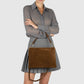Italian Genuine Suede Shoulder Bag | Modena