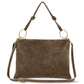Italian Genuine Suede Shoulder Bag | Modena