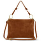 Italian Genuine Suede Shoulder Bag | Modena
