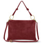Italian Genuine Suede Shoulder Bag | Modena